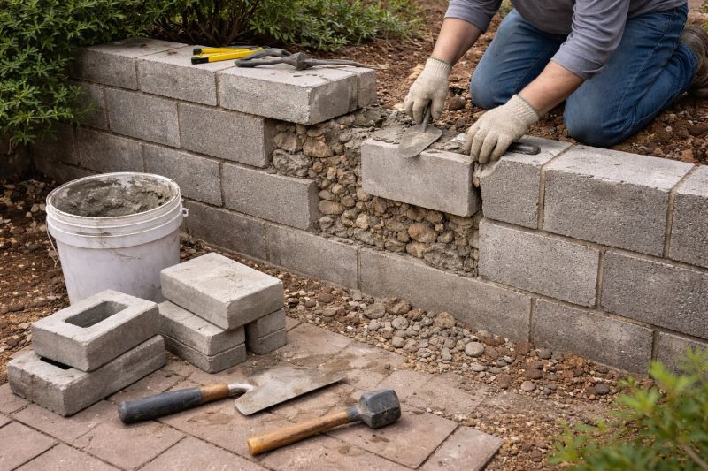 Block Wall Repair in Orange County, NC