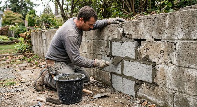 Block Work Repair in Cary, NC