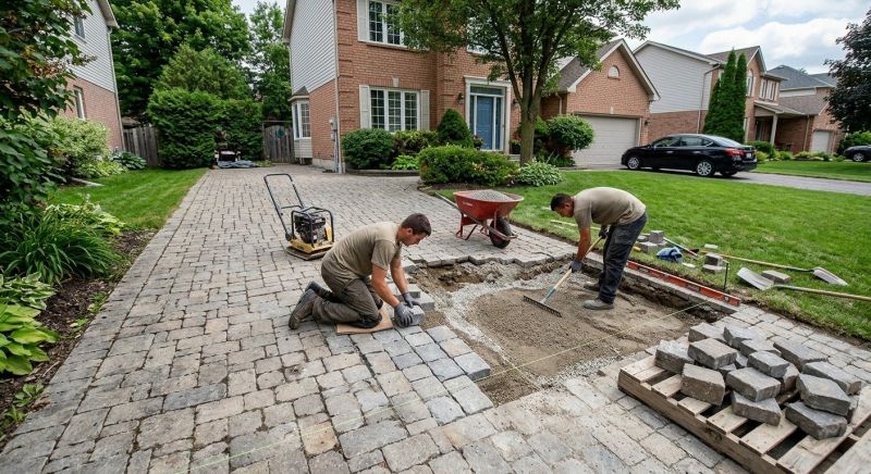Brick Driveway Repair in Cary, NC