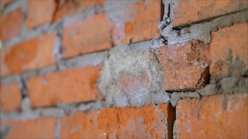 Brick Fence Repair in Cary, NC