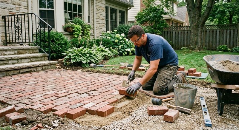 Brick Flatwork Repair in Clayton, NC