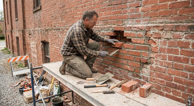 Brick Repair in Johnston County, NC