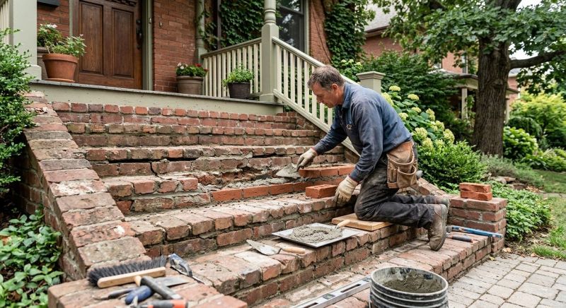 Brick Repair in Wake County, NC