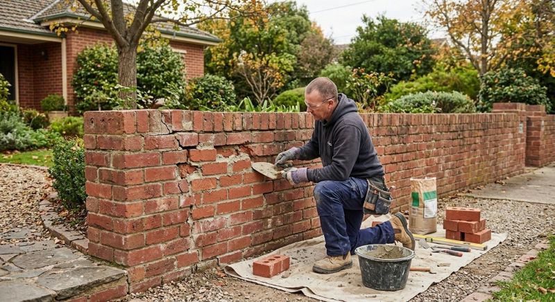 Brick Wall Repair in Wake County, NC