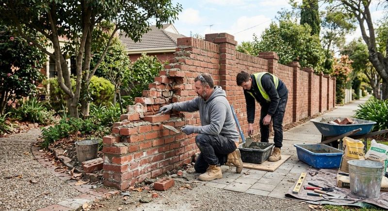 Brick Wall Repair in Wake Forest, NC