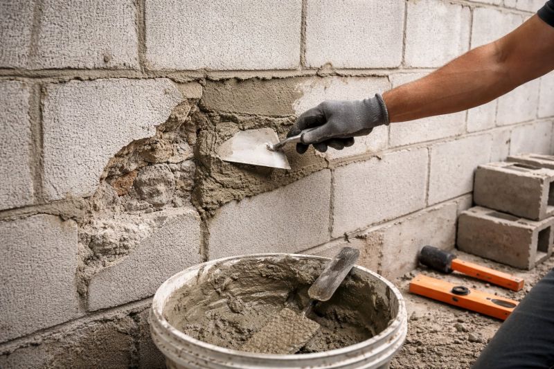 Concrete Block Repair in Wendell, NC