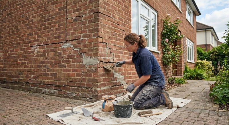 Masonry Wall Repair in Cary, NC