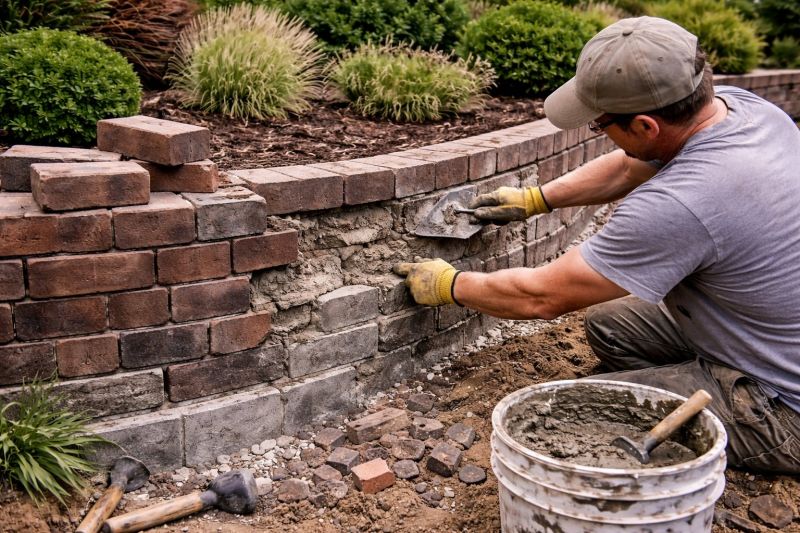 Retaining Wall Repair in Moncure, NC