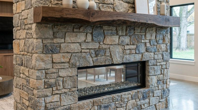 Stone Chimney Installation in Angier, NC
