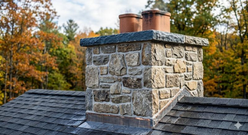 Stone Chimney Installation in Durham, NC