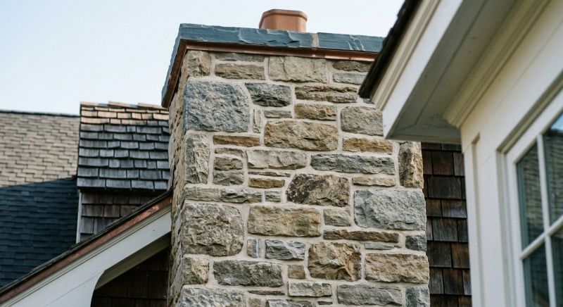 Stone Chimney Installation in Wendell, NC
