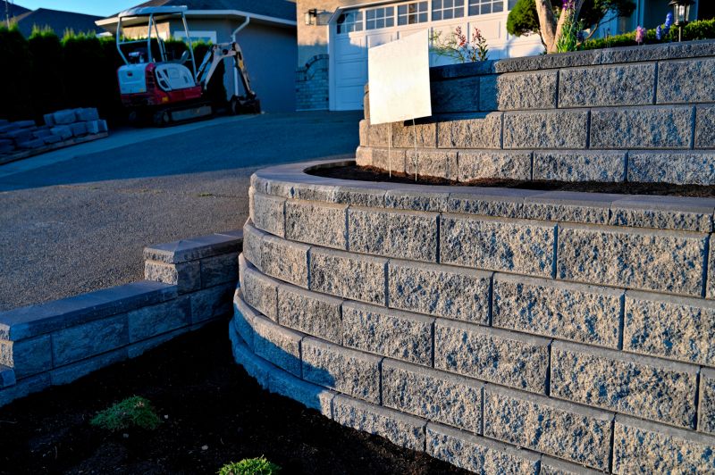 Stone Wall Repair in Carrboro, NC