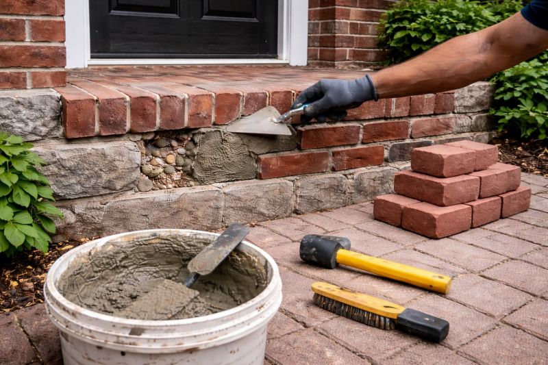 Stonework Repair in Wake County, NC